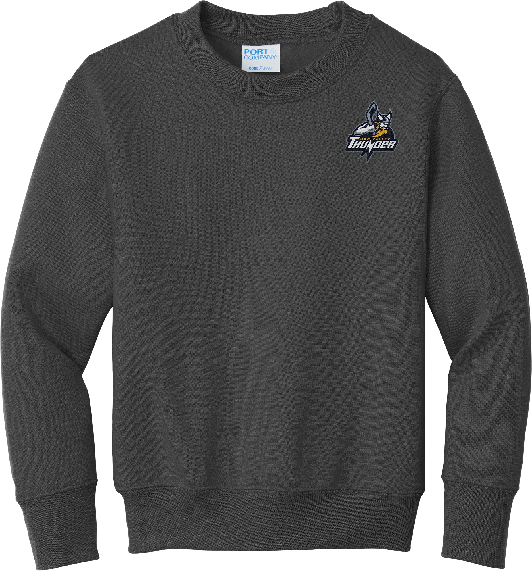 Mon Valley Thunder Youth Core Fleece Crewneck Sweatshirt