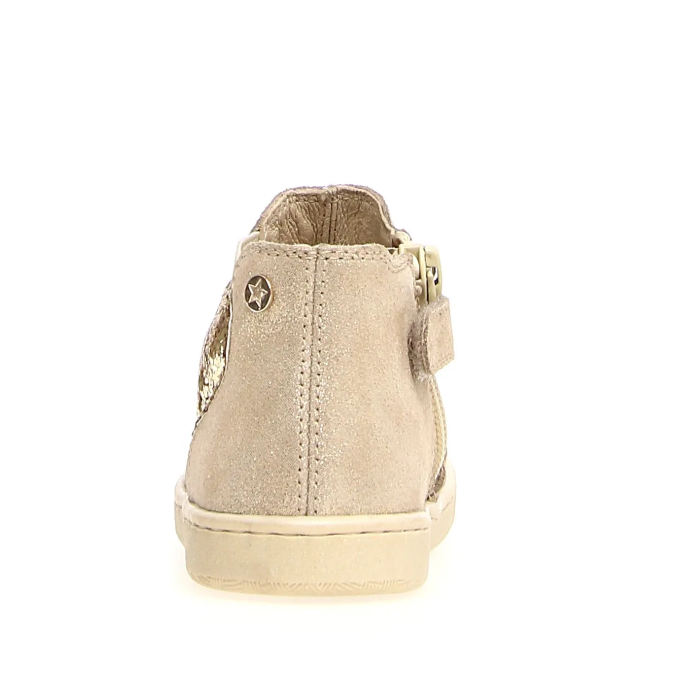 Naturino Girl's Glarny High Top Fantasy Sneakers, Platinum