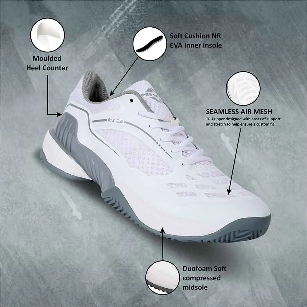 Nivia Ray 2.0 Tennis Shoes White