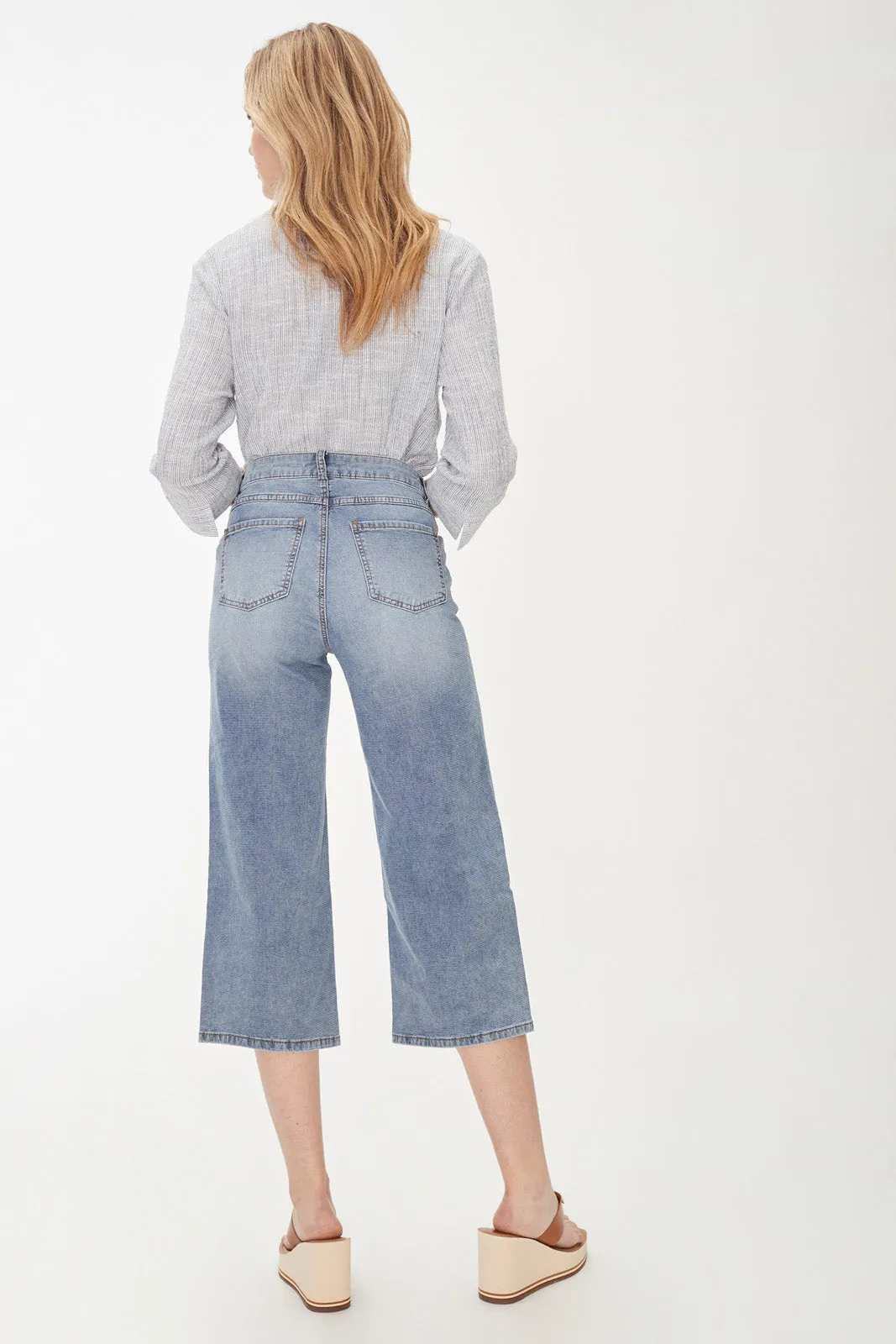 OLIVIA WIDE LEG CROP JEAN