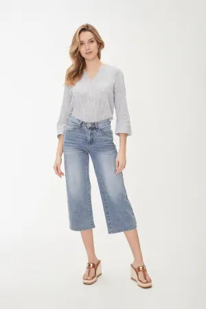 OLIVIA WIDE LEG CROP JEAN