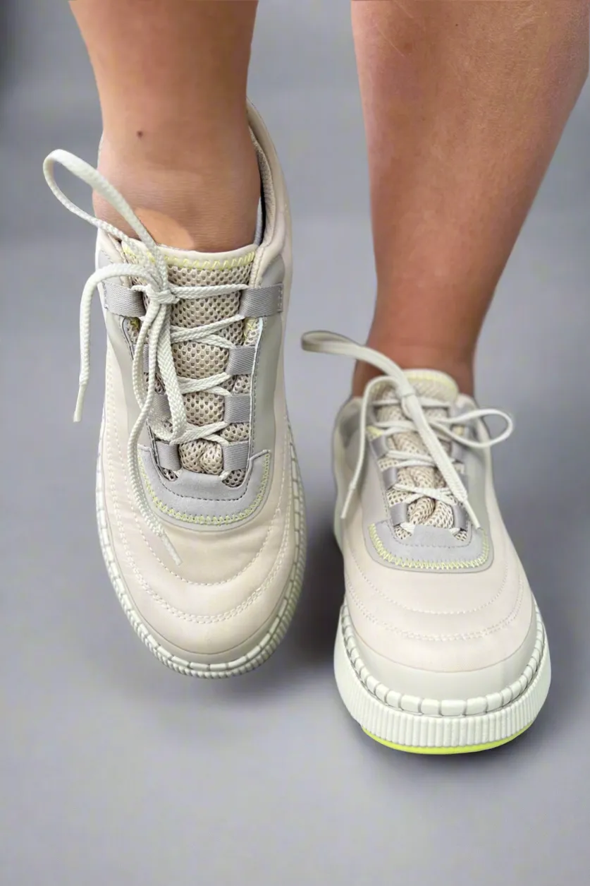 Sayah Waterproof Platform Sneaker - Oyster Taupe