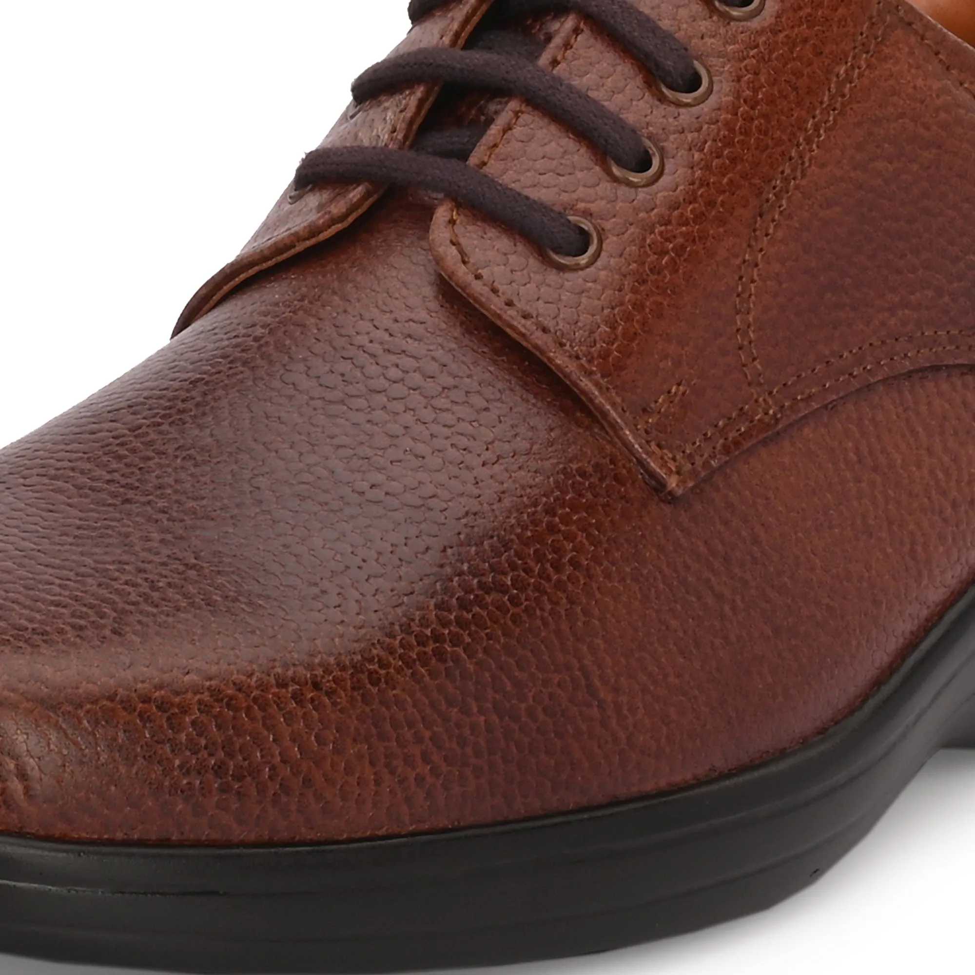 Skilled Full Grain Leather Derby Lace Ups