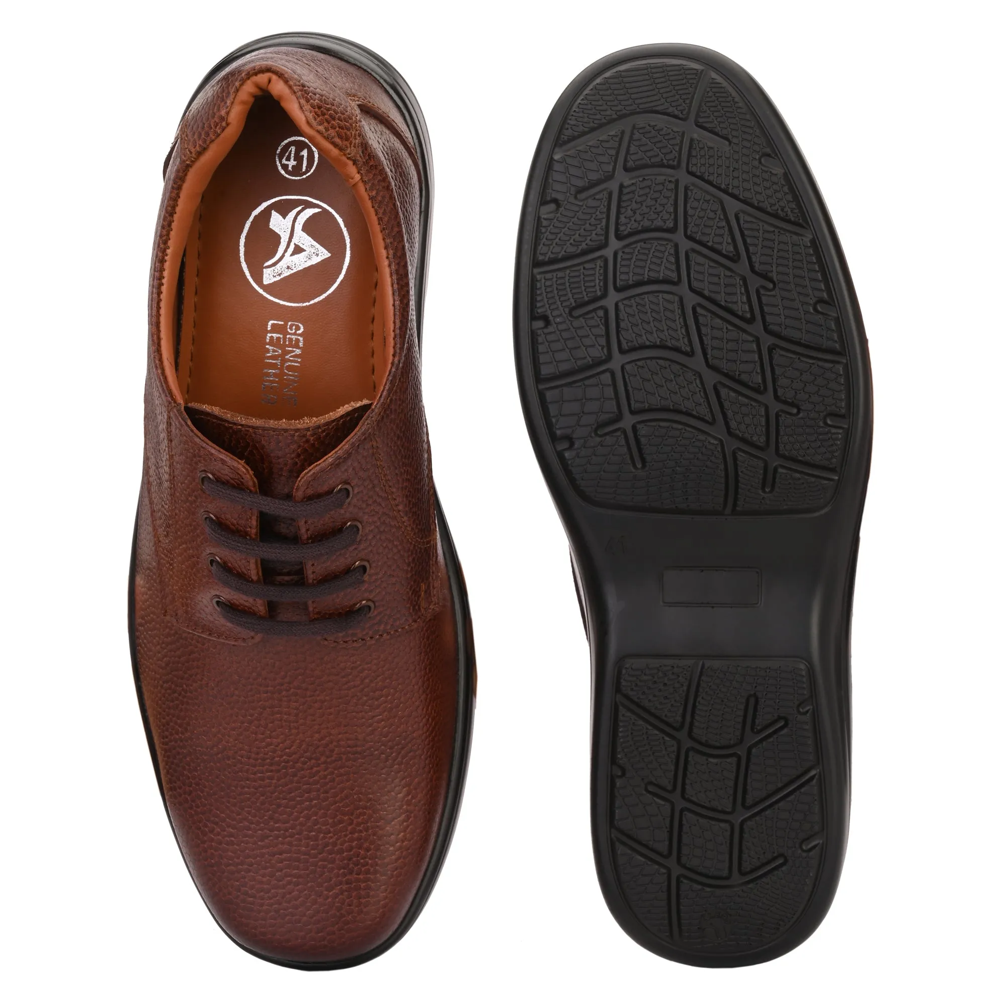 Skilled Full Grain Leather Derby Lace Ups