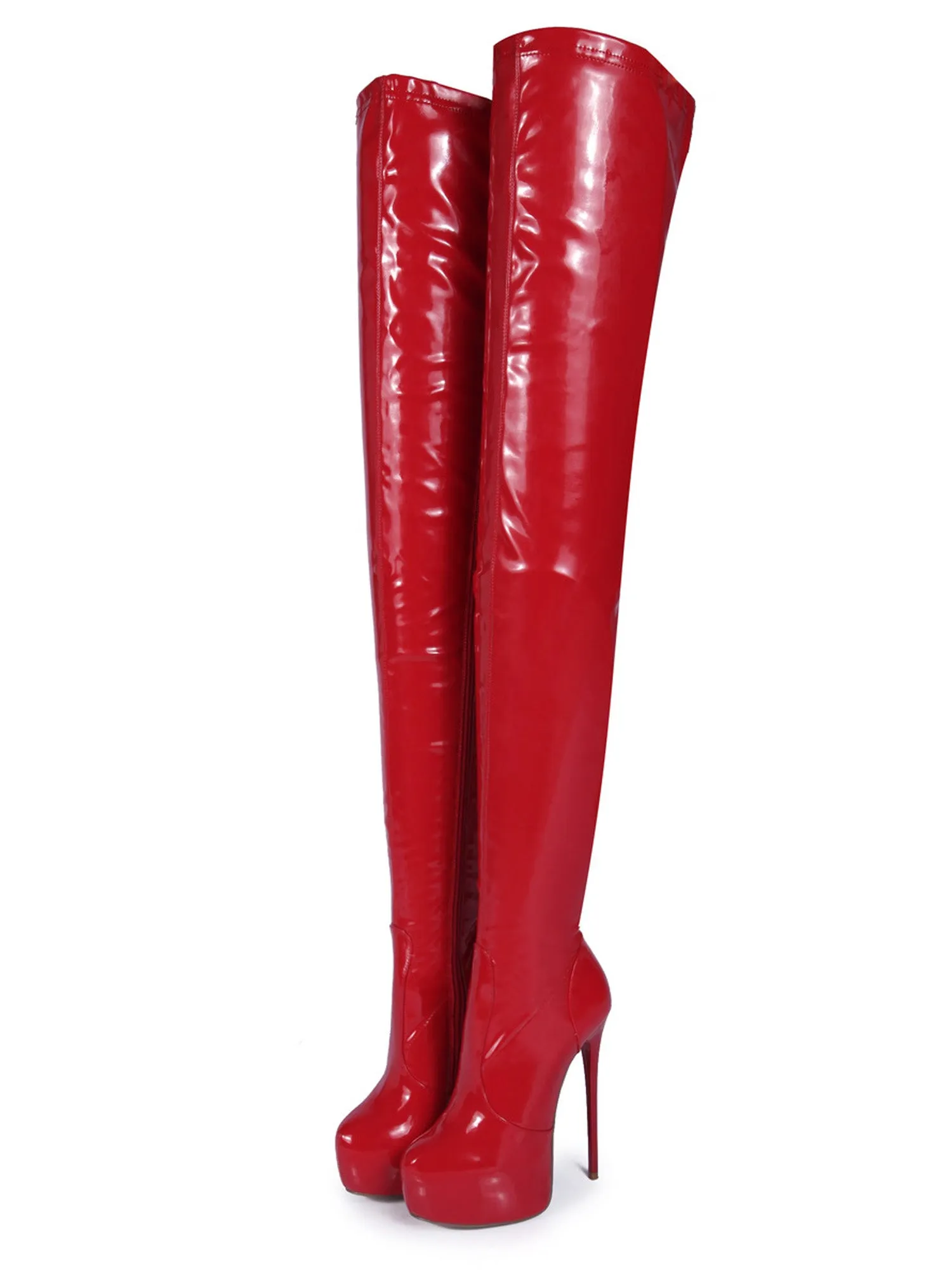 Solar Starburst Thigh High Stiletto Boots