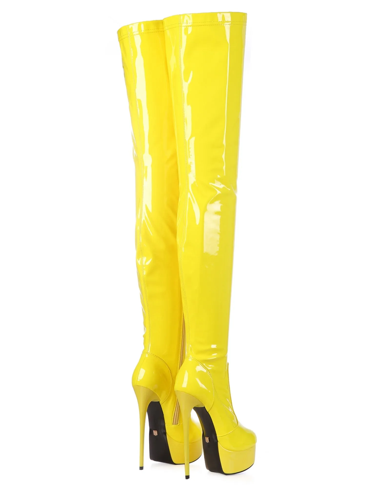 Solar Starburst Thigh High Stiletto Boots