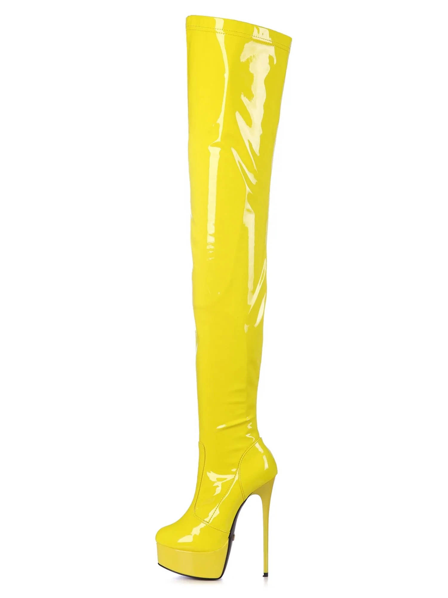 Solar Starburst Thigh High Stiletto Boots