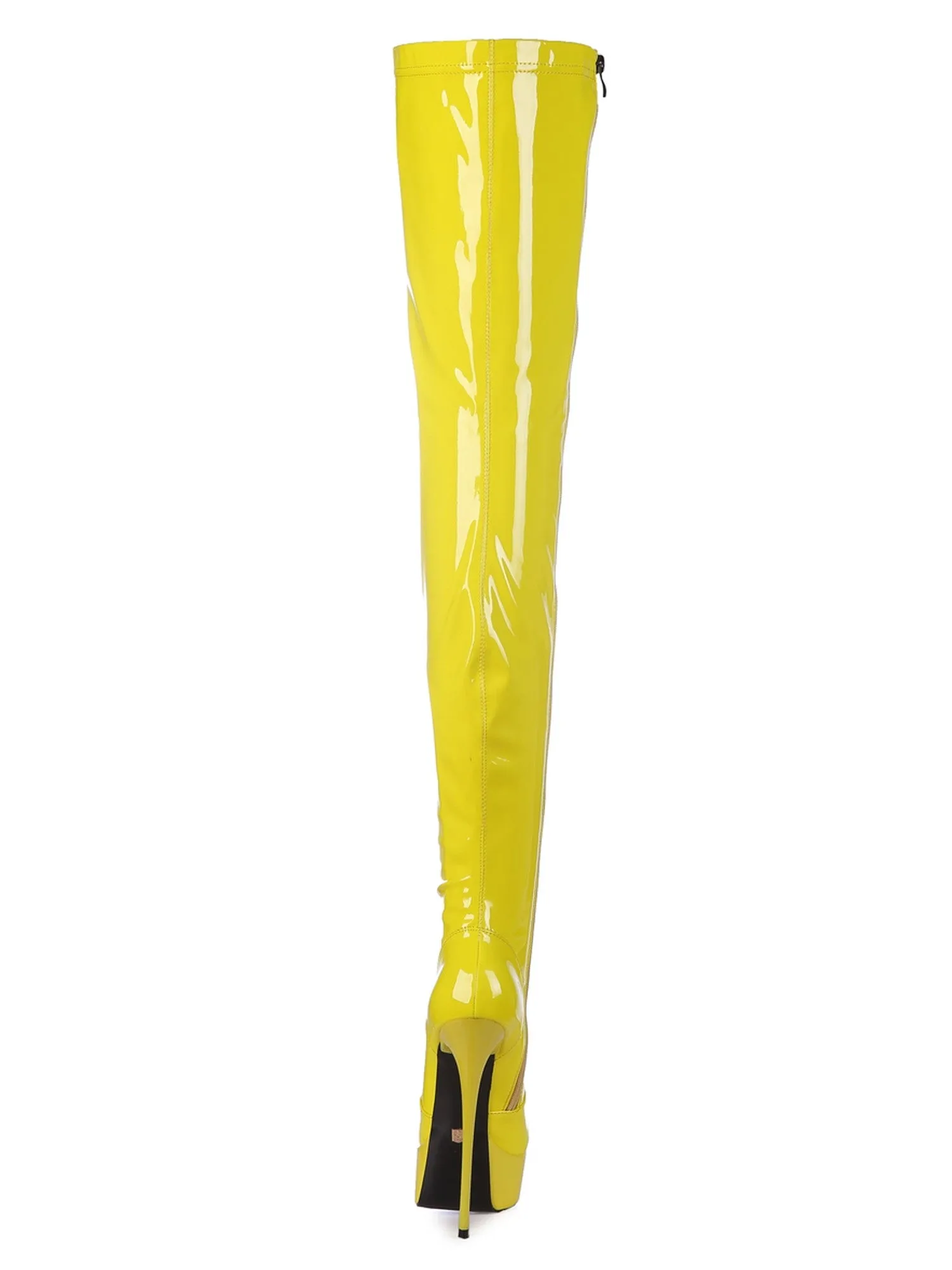 Solar Starburst Thigh High Stiletto Boots