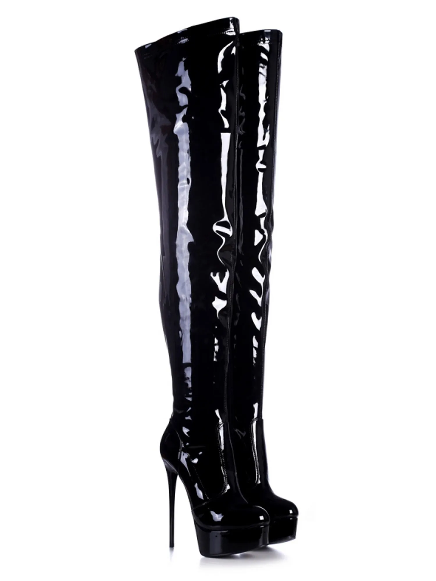 Solar Starburst Thigh High Stiletto Boots