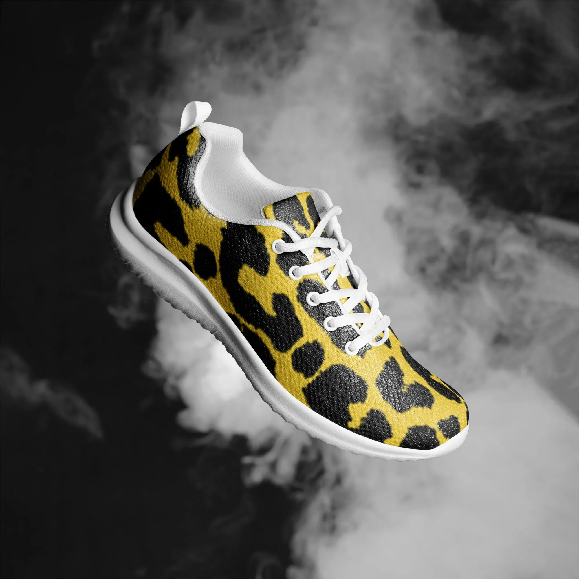 Thunder Chick Fitness Women Yellow Spotted Athletic Shoes