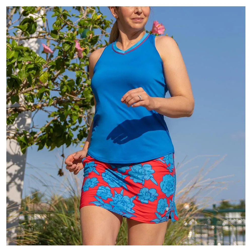Women's Performance Tennis Tank Classic Blue