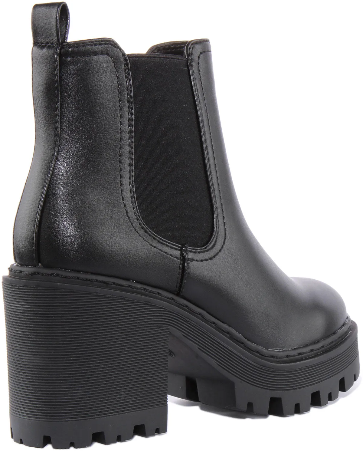 Womens Short Chelsea Boots In Black For Women